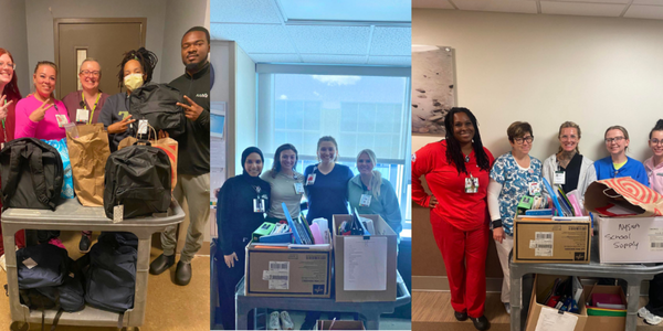 ECMC Nurses Distribute School Supplies for Buffalo Schoolchildren