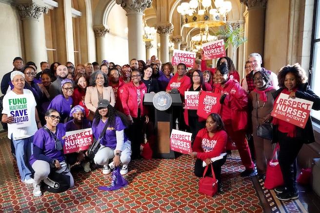 Nurses Rally at NYSNA's 2025 Lobby Day