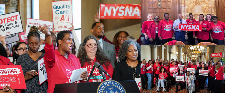 2026 NYSNA Lobby Day collage