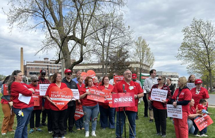 NYSNA members at CVPH speak out for safe staffing and a fair contract