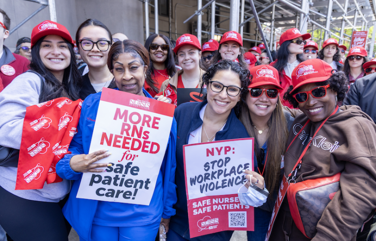 NYP-Brooklyn Methodist Nurses Hold Info Picket for Safe Staffing
