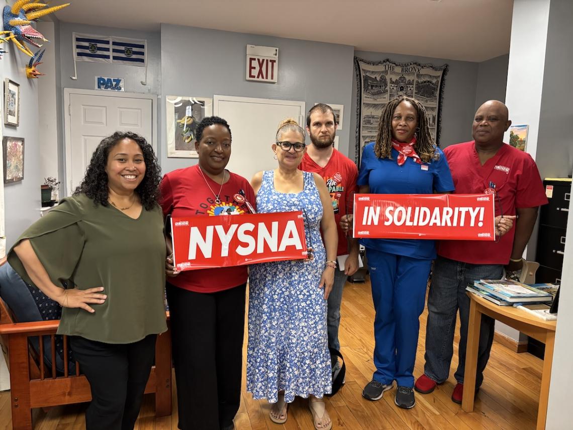 H+H Nurses Meet With City Council Member to Advocate for Fair Sick Leave Policy