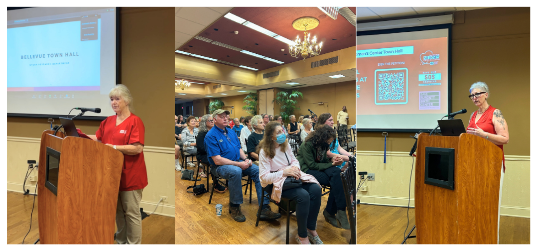 NYSNA Nurses and Allies Hold Town Hall to Demand an End to Bellevue Service Cuts