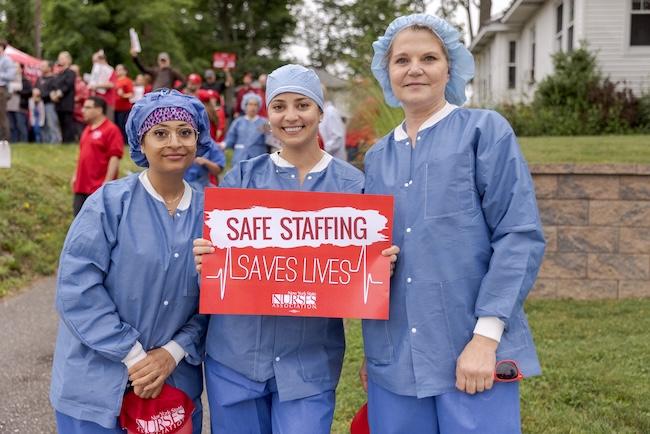 Northwell/Huntington Nurses Advocate for Safe Staffing, a Fair Contract