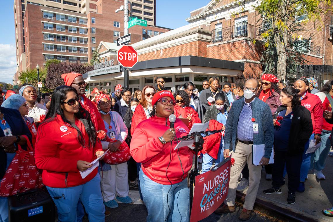 Montefiore Nurses Speak Out for a Fair Contract!