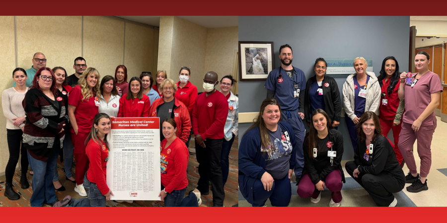 Samaritan Nurses March on the Boss, Demand Fair Contract