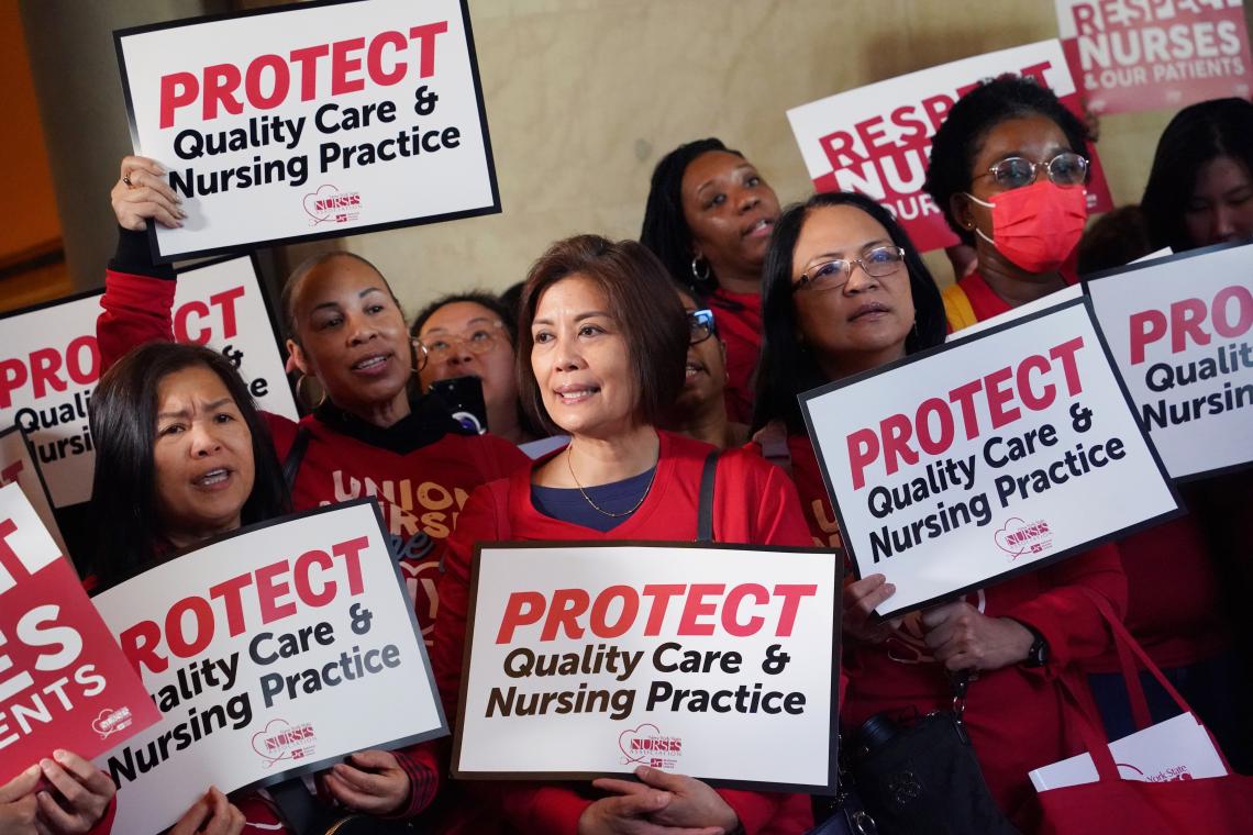 Nurses Rally to Defend Quality Care and Nursing Practice