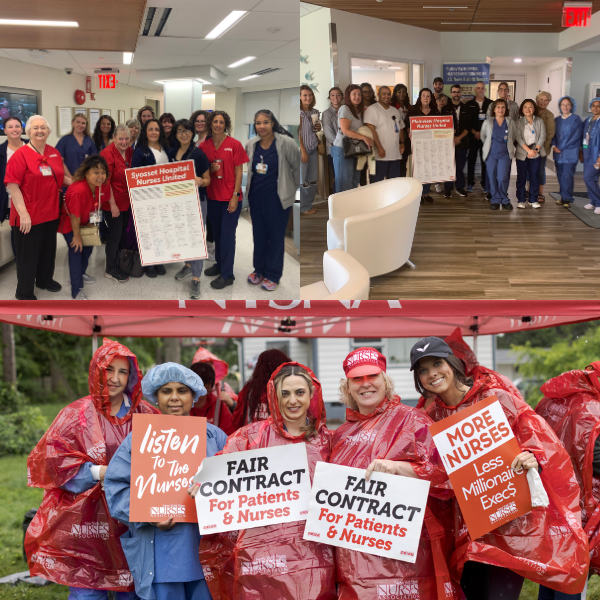 Collage of Nurses from Huntington, Plainview, and Syosset Hospitals