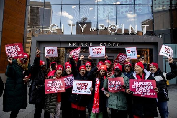 Brooklyn Hospital RNs win back their healthcare benefits