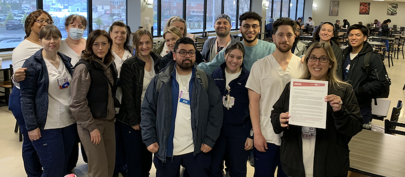 SIUH Nurses March on the Boss