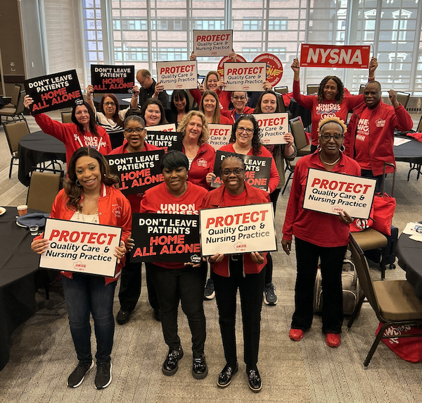 NYSNA nurses before 2026 May Lobby Day