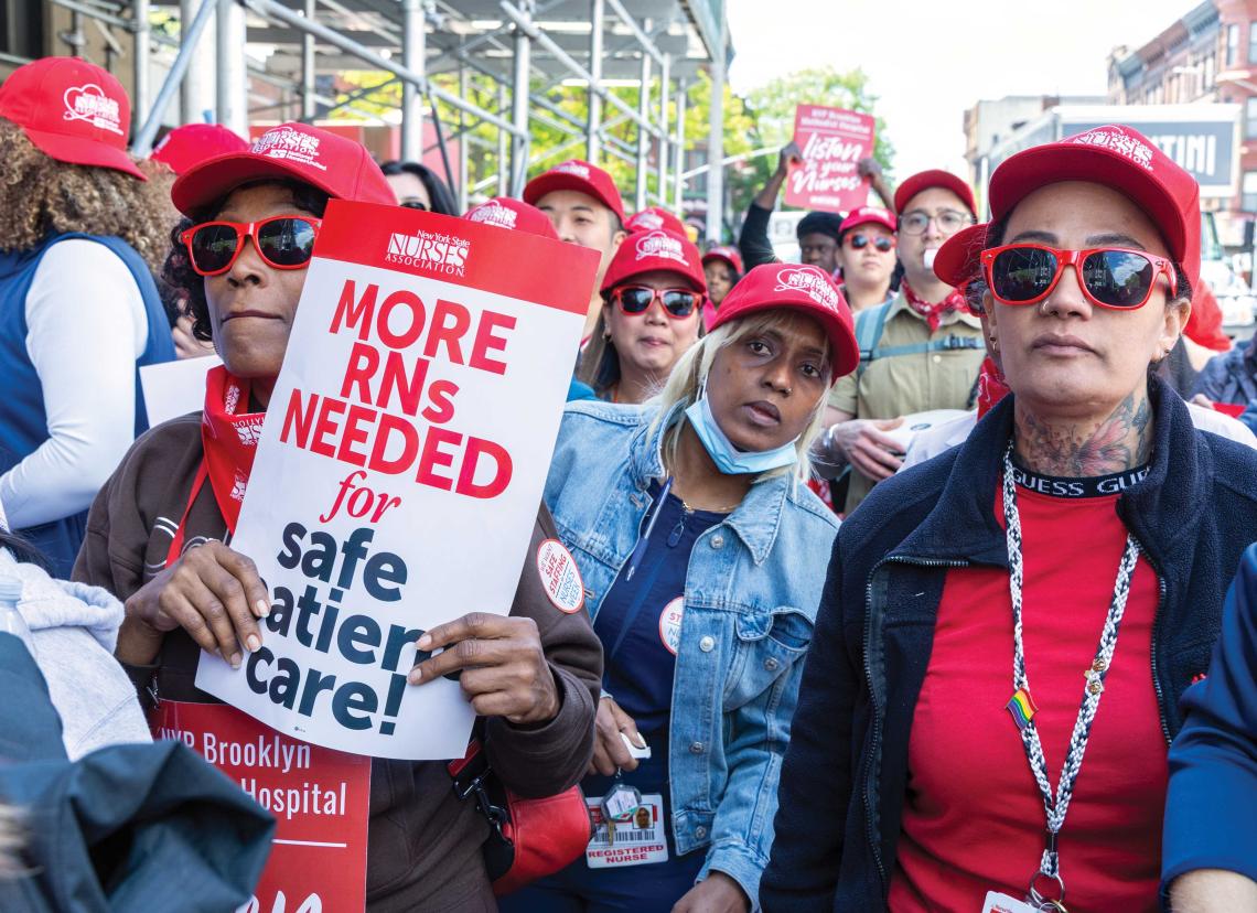 NewYork-Presbyterian Brooklyn Methodist Picket May 8