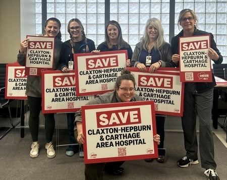 NYSNA Nurses at Claxton-Hepburn Medical Center Fight to Save Healthcare Services