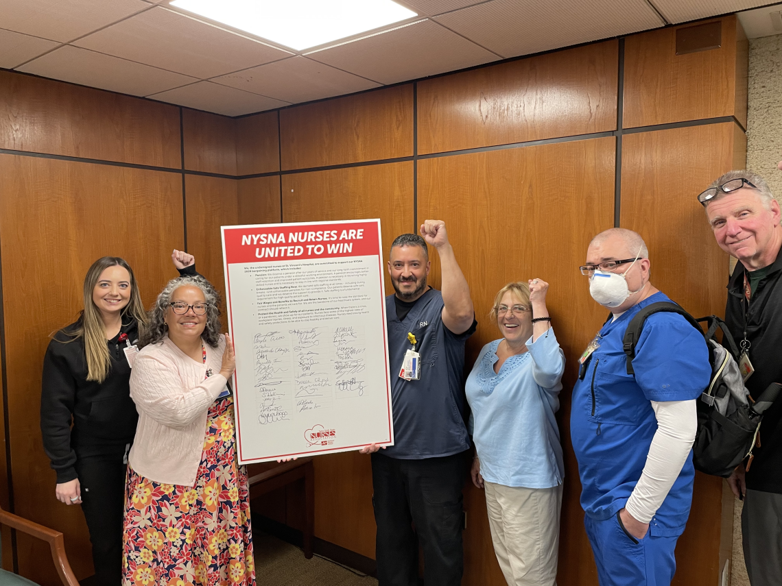 St. Vincent Nurses Vote to Ratify New Contract