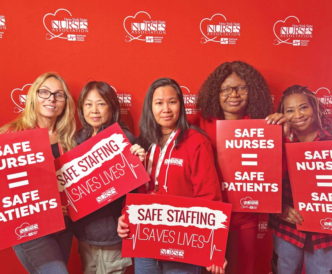 NYSNA nurses at Conventin 