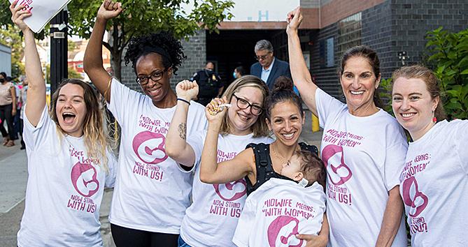 Photo of NYSNA Member Midwives