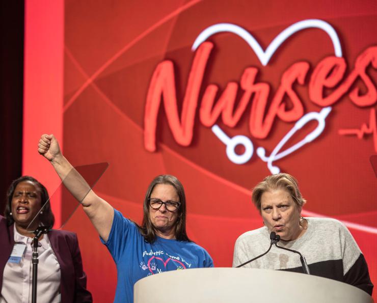 RWJH USW Nurse Leaders Join NYSNA at Convention 2023 