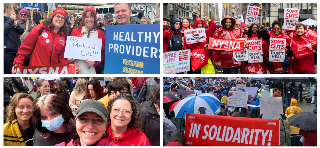NYSNA Nurses Join Nationwide Day of Action to Say: HANDS OFF Our Healthcare!