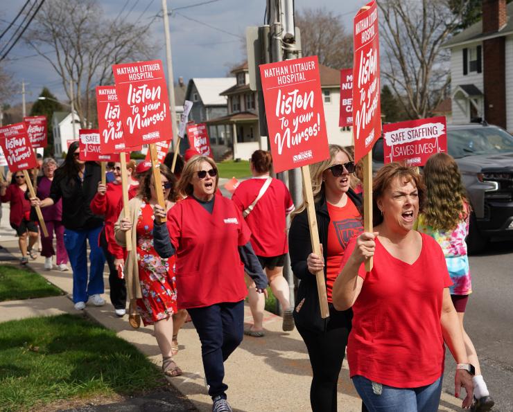 Nathan Littauer Nurses Speak Out for a Fair Contract