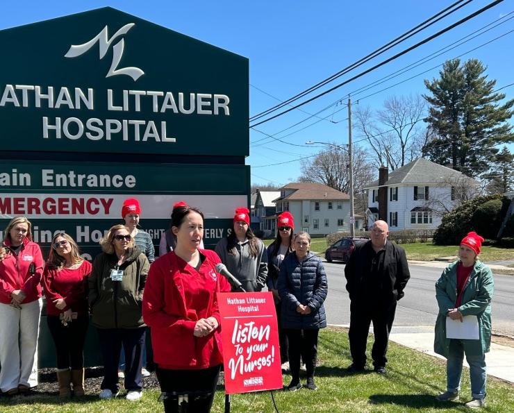 Nathan Littauer Nurses Speak Out for a Fair Contract
