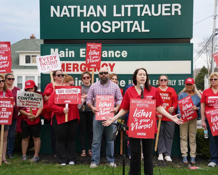 Nathan Littauer Info-picket