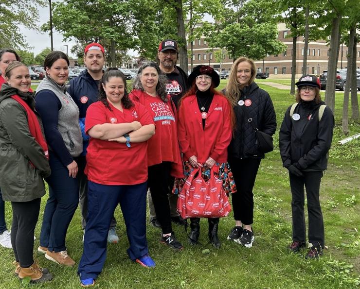 CVPH Nurses Standing Together