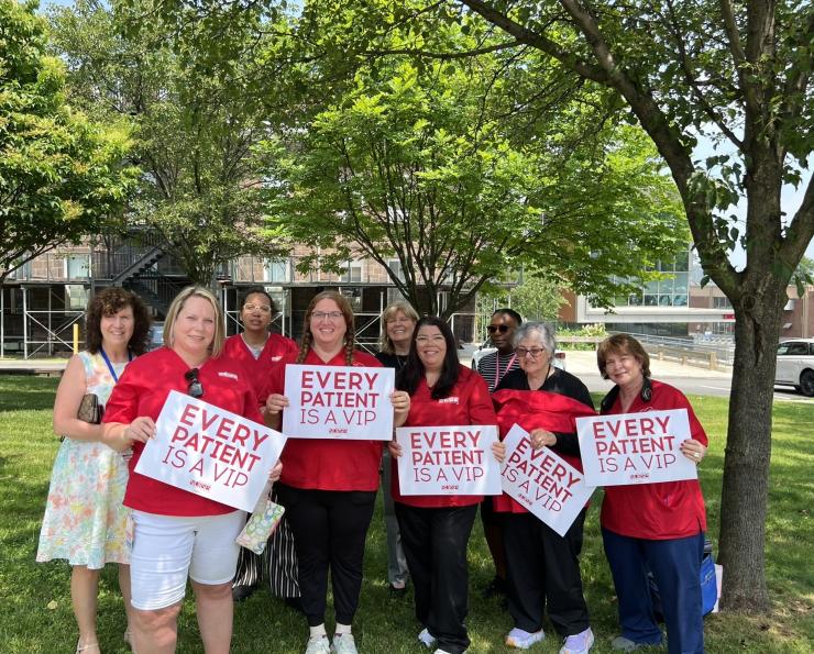 RUMC Nurses Rally With Union Siblings to Stop the Cuts!