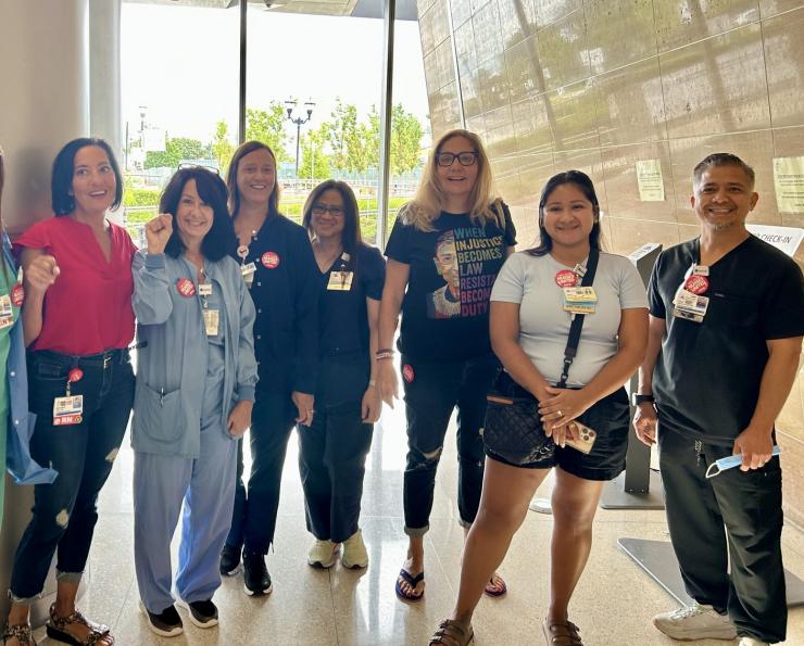 Mount Sinai South Nassau Nurses March on the Boss