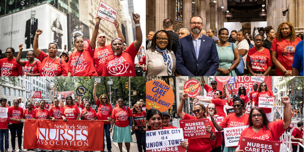 NYSNA Nurses March in NYC CLC’s Labor Day Parade
