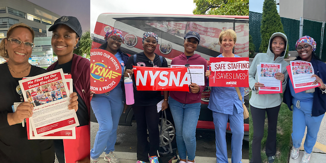 Nurses at Northwell/Long Island Jewish file for Union Election to Join NYSNA!