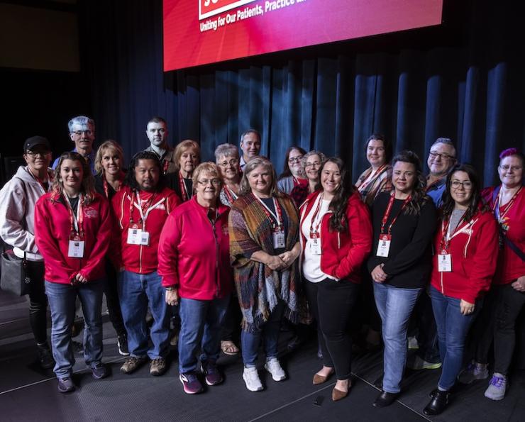 North Country NYSNA Nurses Pose for a Photo at 2025 Convention