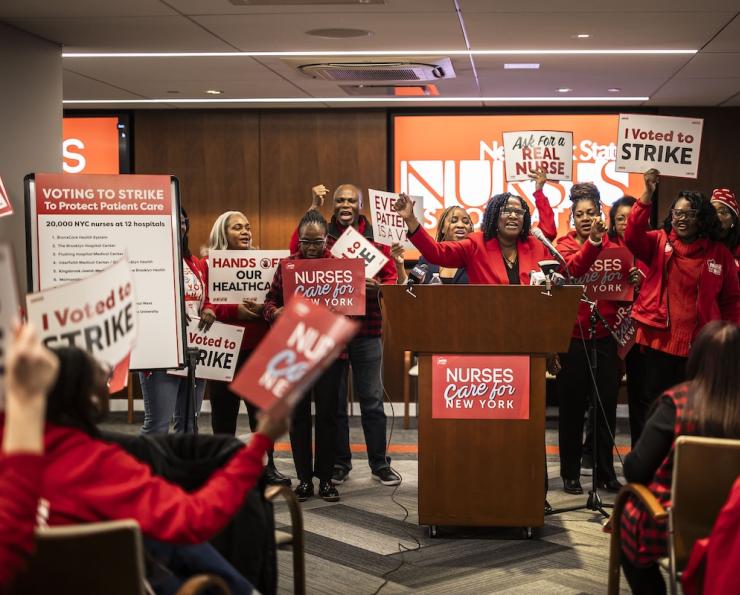 NYSNA Nurses Announce Strike Vote Authorization