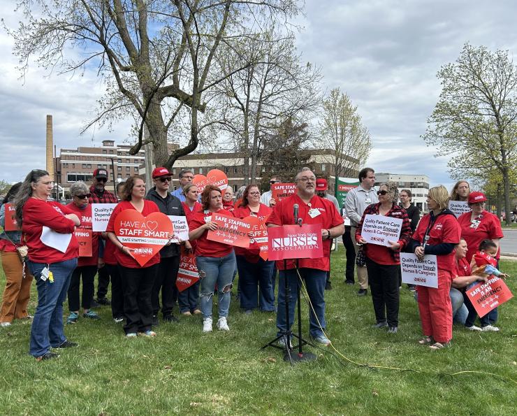 NYSNA members at CVPH speak out for safe staffing and a fair contract