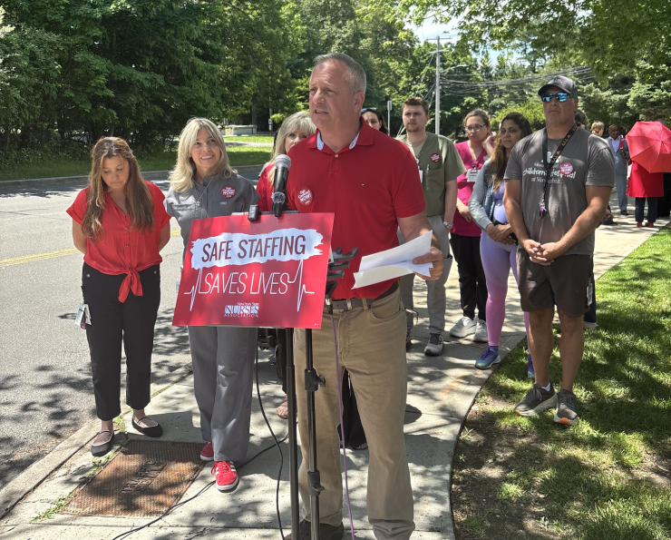 St. Charles Nurses Hold Press Conference to Announce Results of Strike Authorization Vote