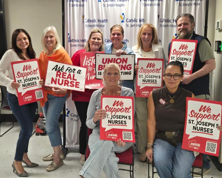 St. Joseph's Nurses Vote to Ratify New Contract