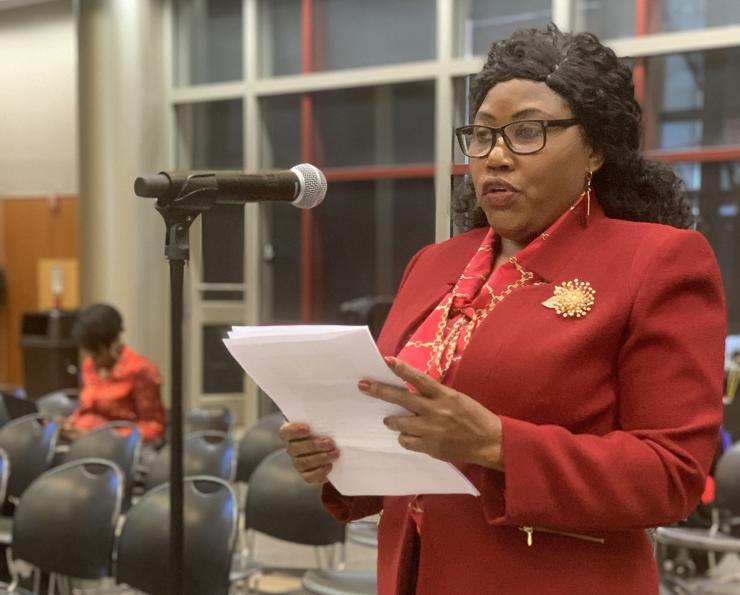 Flandersia Jones testifies at MRT public hearing