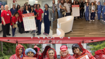 Collage of Nurses from Huntington, Plainview, and Syosset Hospitals