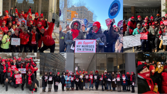 NYC Nurse Strike Week 3 Collage