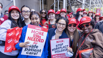 NYP-Brooklyn Methodist Nurses Hold Info Picket for Safe Staffing