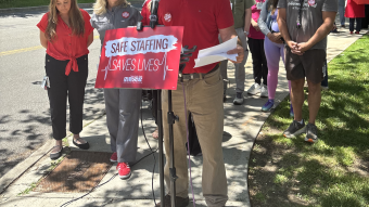 St. Charles Nurses Hold Press Conference to Announce Results of Strike Authorization Vote