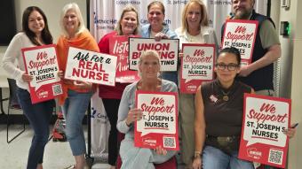 St. Joseph's Nurses Vote to Ratify New Contract