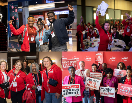 Collage shows a variety of photos from 2025 NYSNA Convention