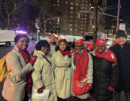 Mount Sinai Nurses at a Vigil to End Workplace Violence and Retaliation