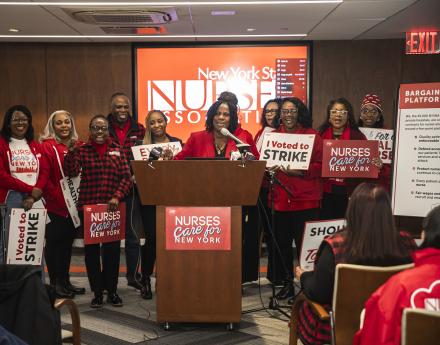 NYSNA Nurses Announce 97% Strike Vote Authorization