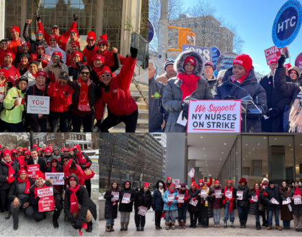 NYC Nurse Strike Week 3 Collage