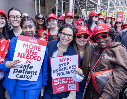 NYP-Brooklyn Methodist Nurses Hold Info Picket for Safe Staffing