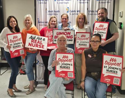St. Joseph's Nurses Vote to Ratify New Contract